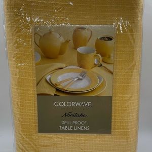 Noritake Colorwave 60x120 Fabric Linen Tablecloth Spill Proof